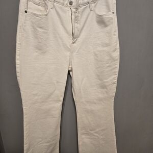 Old Navy Cream Flare Pants